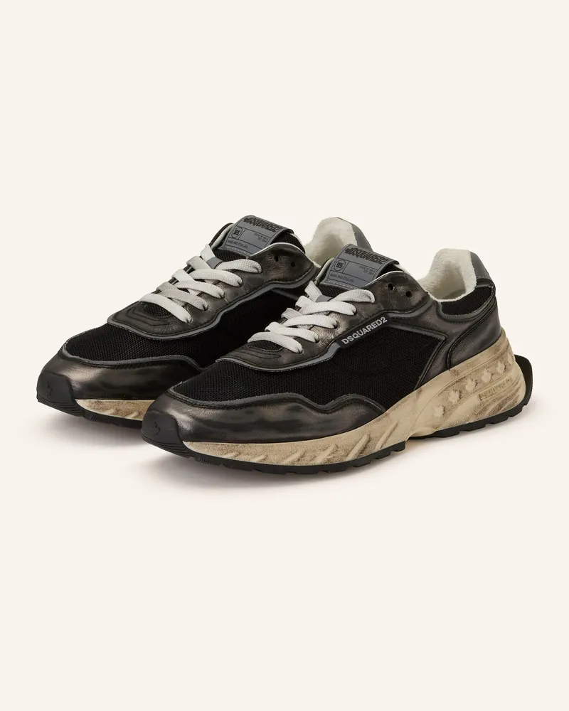 Dsquared2 Sneaker schwarz Schwarz