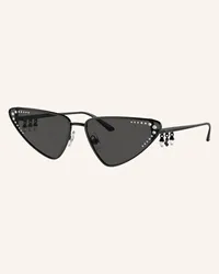 Jimmy Choo Sonnenbrille JC4001B mit Schmucksteinen Schwarz