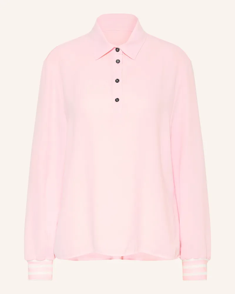 Marc Cain Blusenshirt Im Materialmix rosa 208