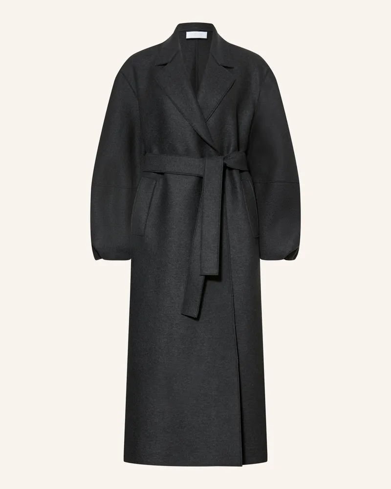 Harris Wharf London Wollmantel blau Schwarz