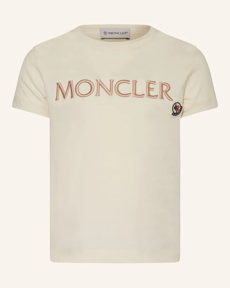 Moncler T-Shirt rosa Hellbraun