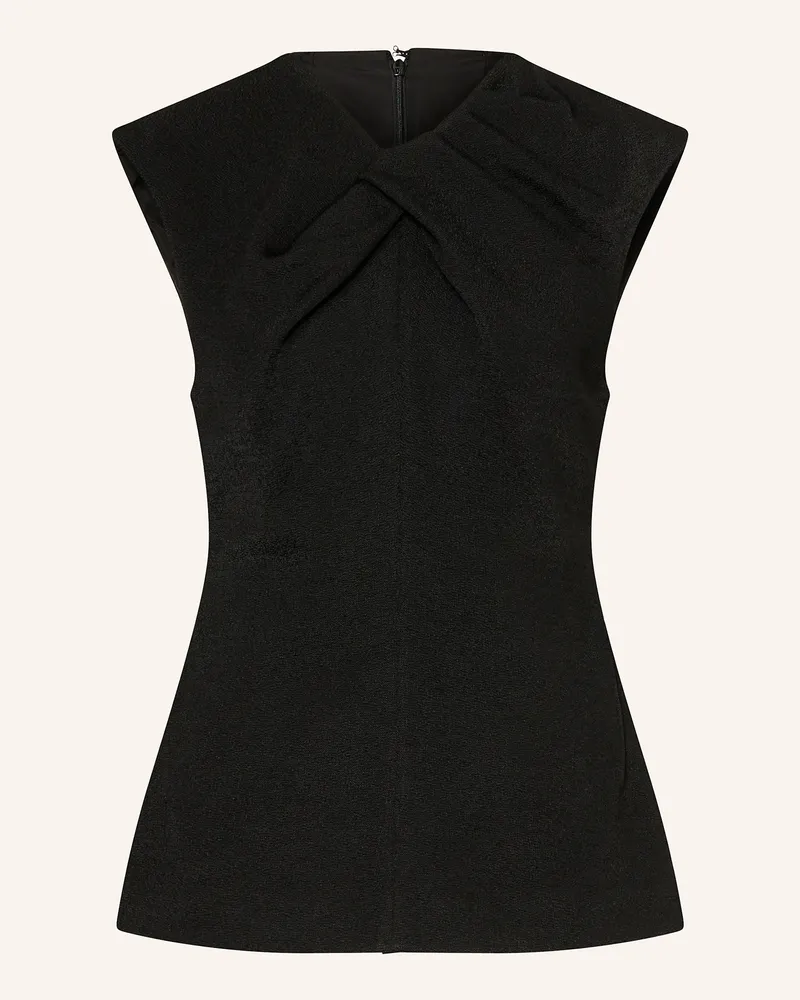 Jil Sander Stricktop schwarz Schwarz