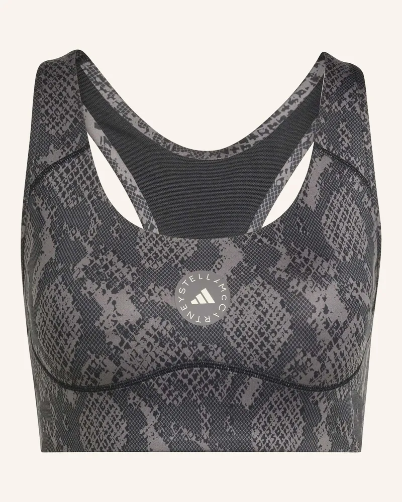 adidas Sport-Bh Adidas By Stella Mccartney Mit Mesh braun Grau