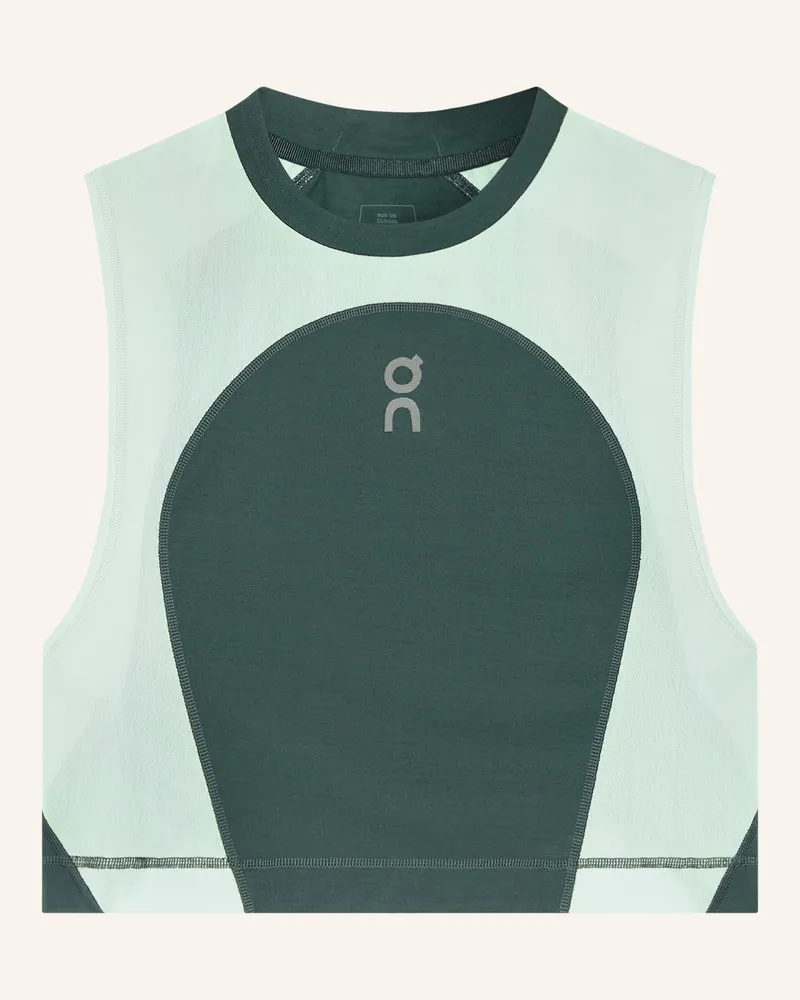 ON Cropped-Top TRAIN VOLT Dunkelgrün