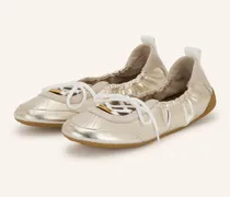 Ballerinas Kick gold