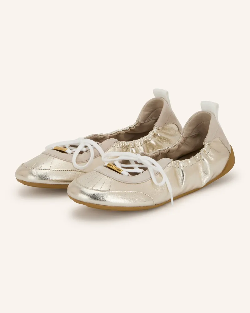 Chloé Ballerinas Kick gold 9dg