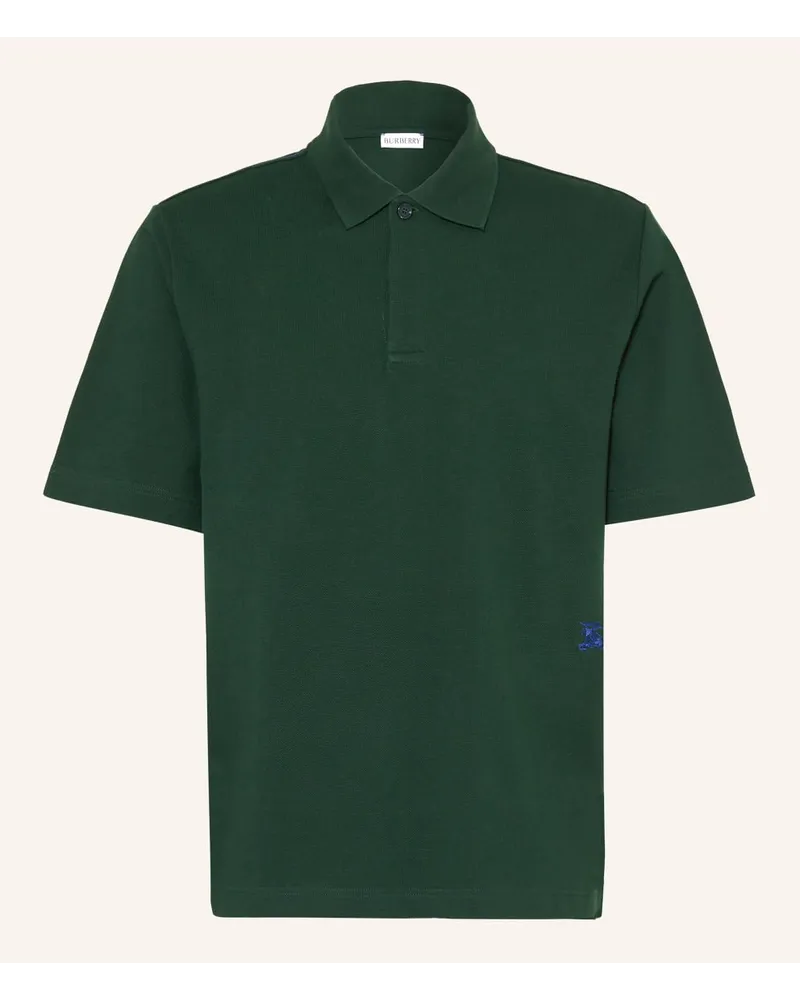 Burberry Piqué-Poloshirt Gruen