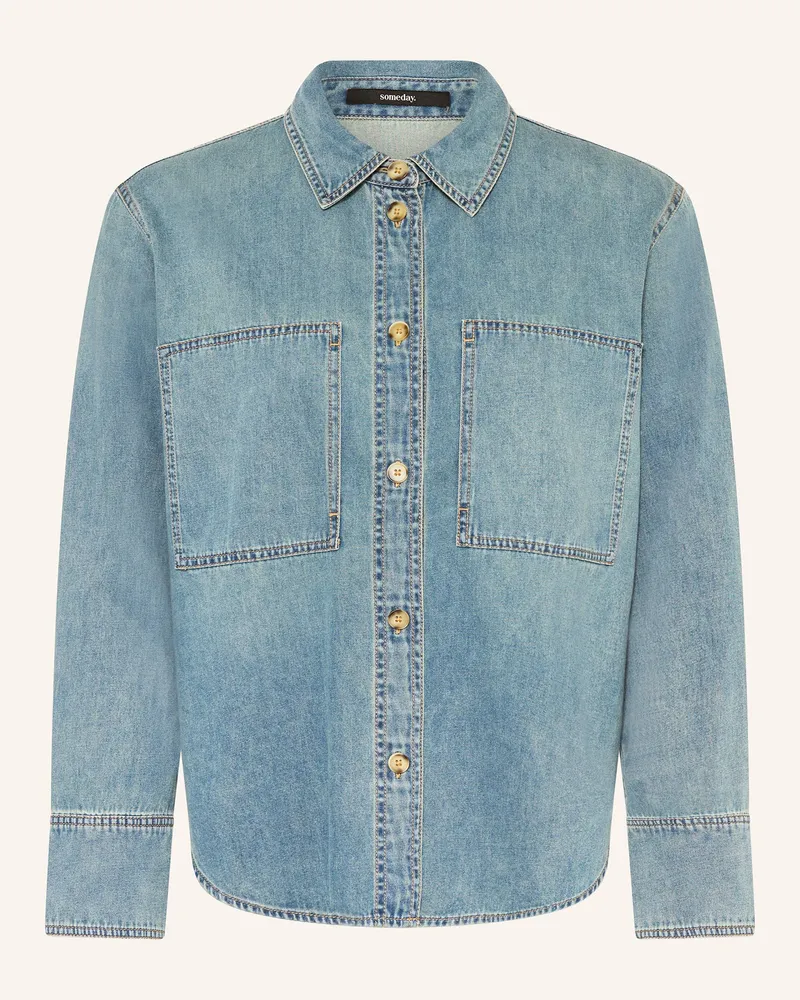 someday. Jeansbluse Zutie blau 70274