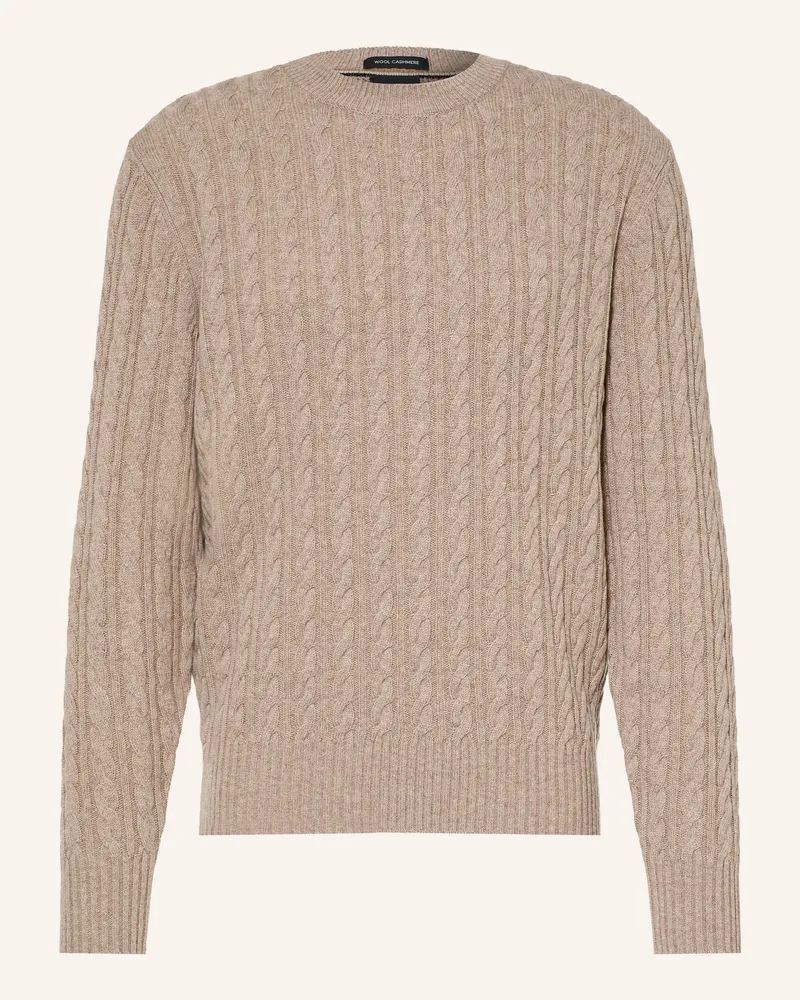 HUGO BOSS Pullover Furlan braun Beige