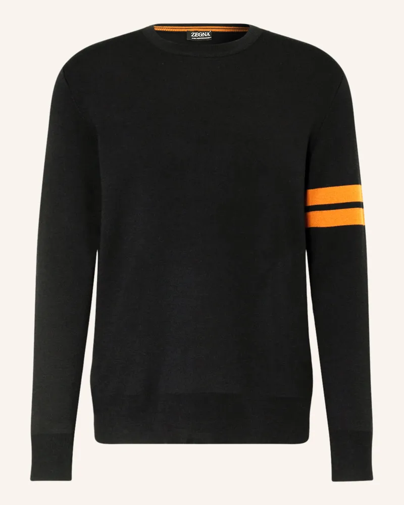 Ermenegildo Zegna Pullover schwarz Schwarz