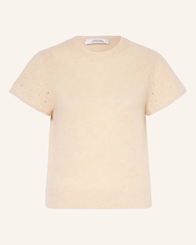 Dorothee Schumacher Strickshirt Luxury Love Aus Cashmere beige Beige