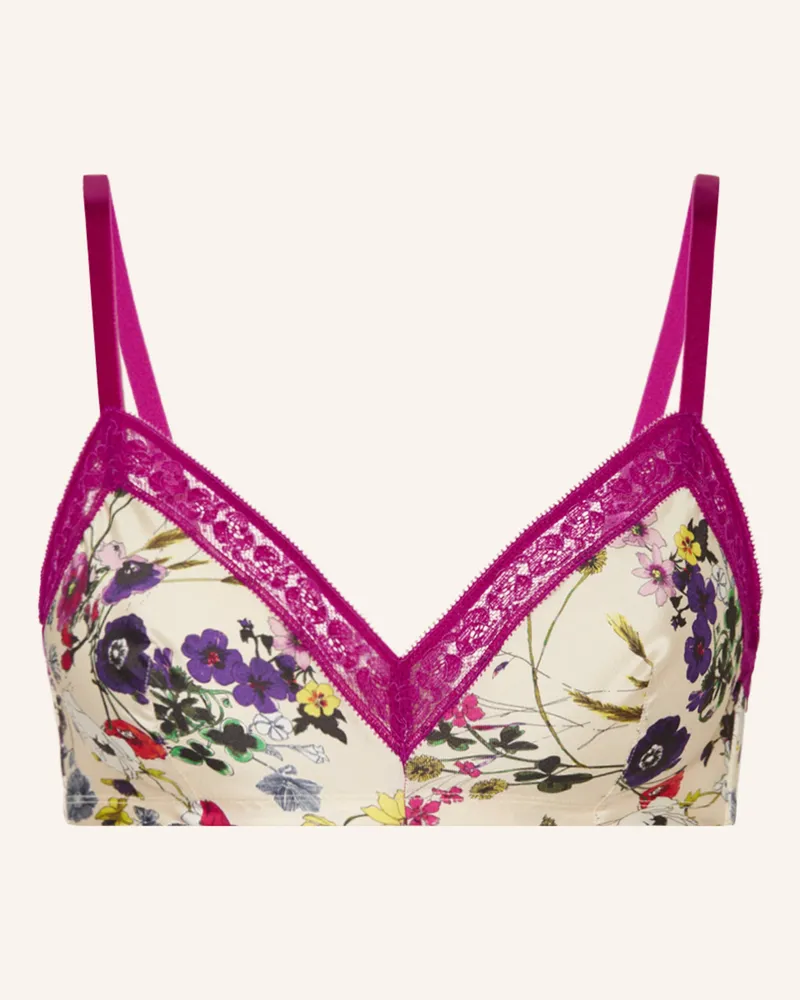 Eres Triangel-Bh Figuier Aus Seide beige Fuchsia