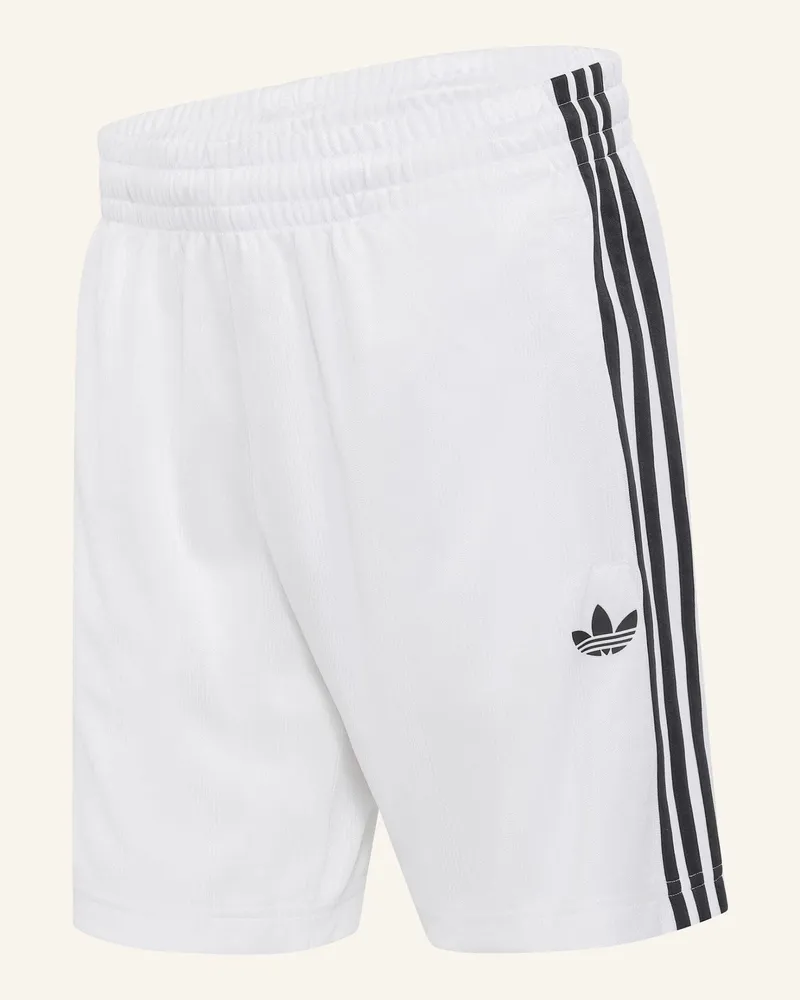 adidas Adidas Adicolor Jacquard Shorts weiss Weiss