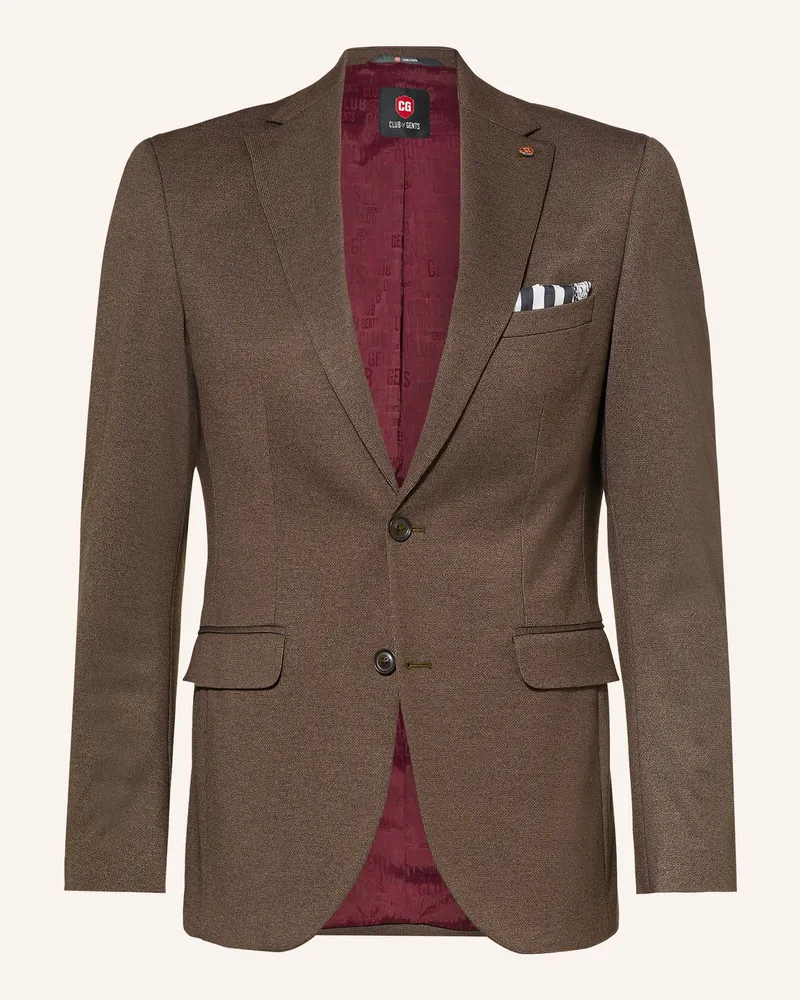 CG Anzugsakko Cg Calvin Slim Fit Aus Jersey braun 73