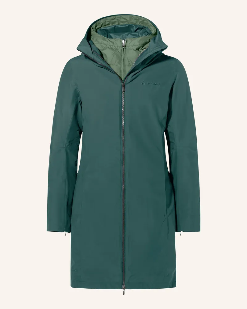 Vaude 3-in-1-Mantel ANNECY III Grün