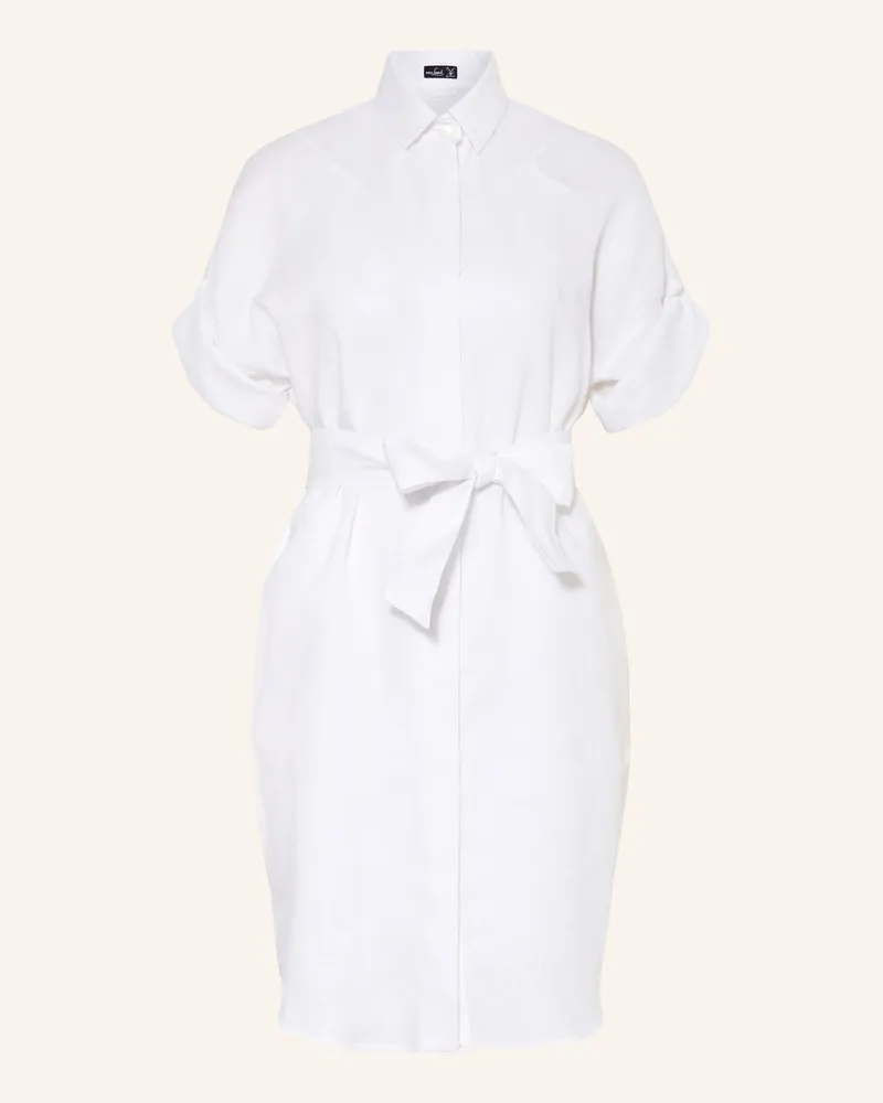 van Laack Hemdblusenkleid Vl-Kailyn-Brlv Aus Leinen weiss Weiss
