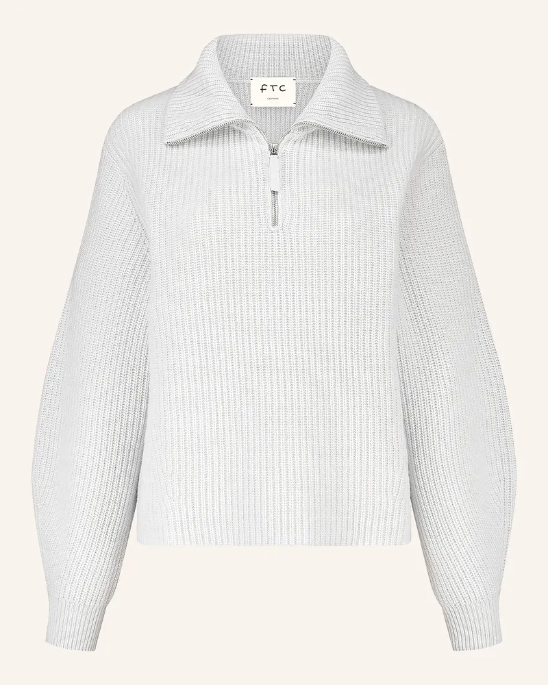 FTC Cashmere Cashmere-Troyer grau Hellgrau