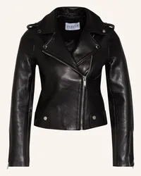 Claudie Pierlot Lederjacke Schwarz