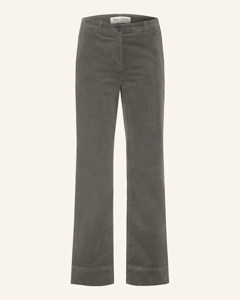Marc O'Polo Marlenehose Lande Aus Cord grau Grau