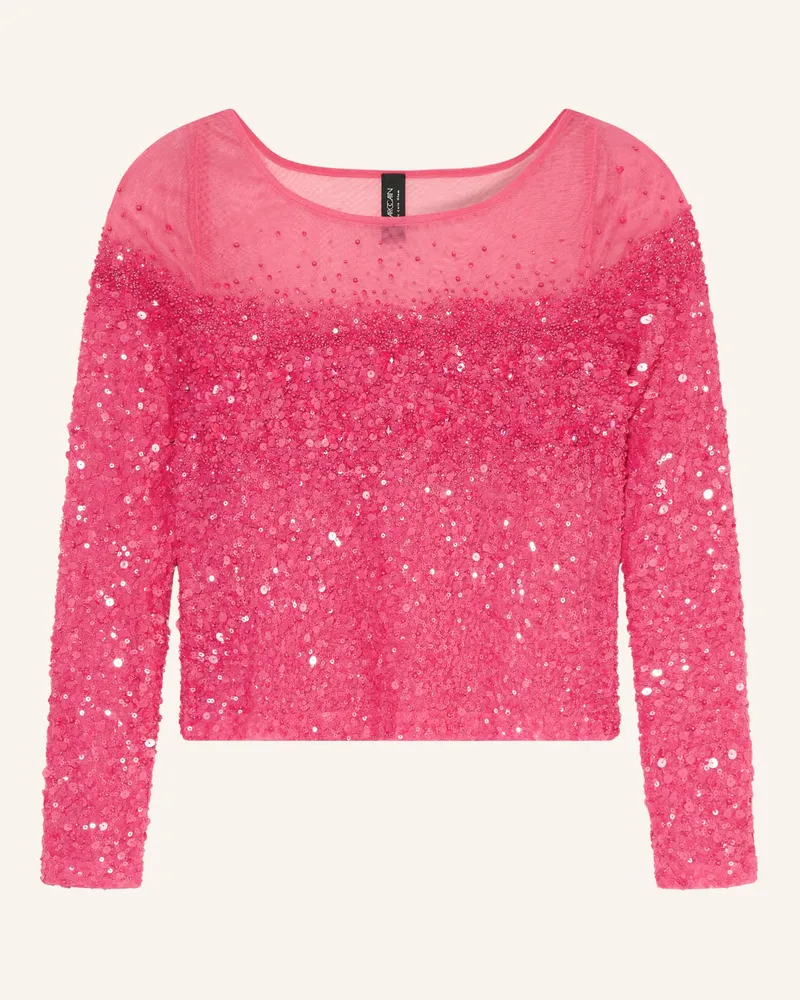 Marc Cain Blusenshirt Mit Pailletten pink 260
