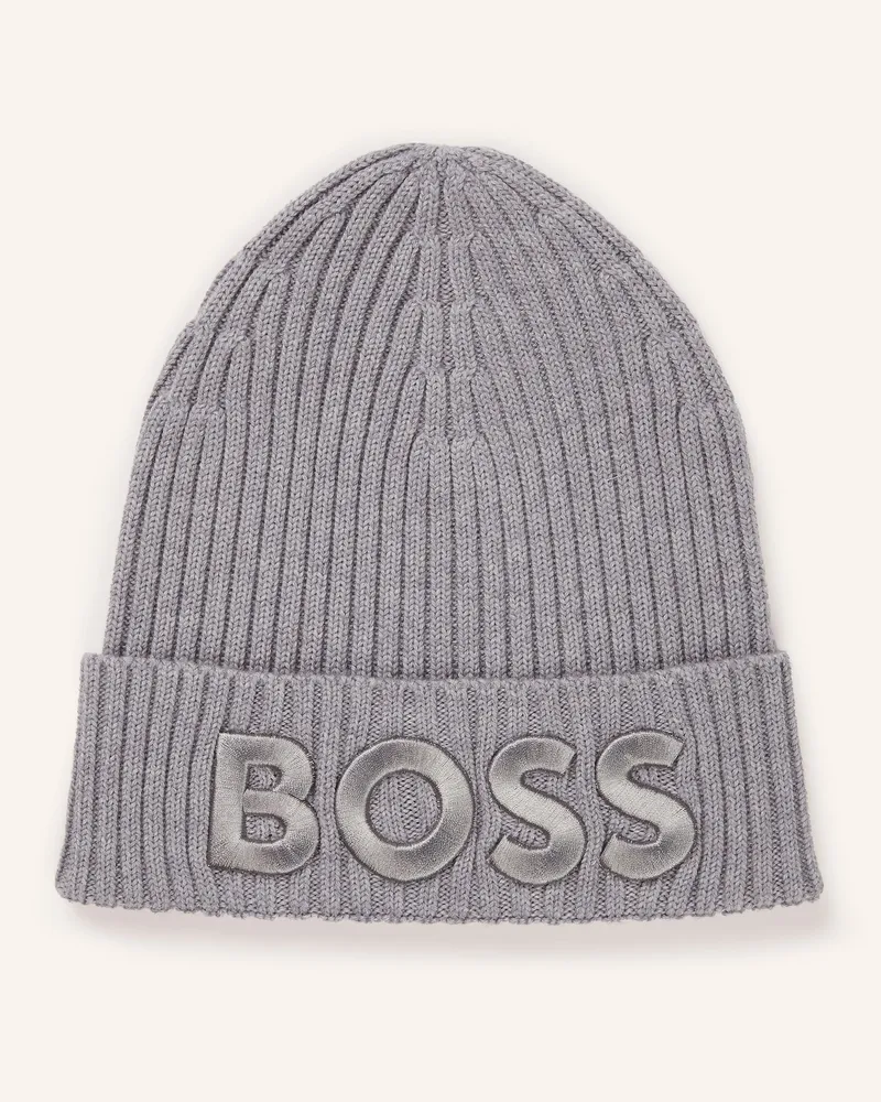 HUGO BOSS Mütze LARA Hellgrau