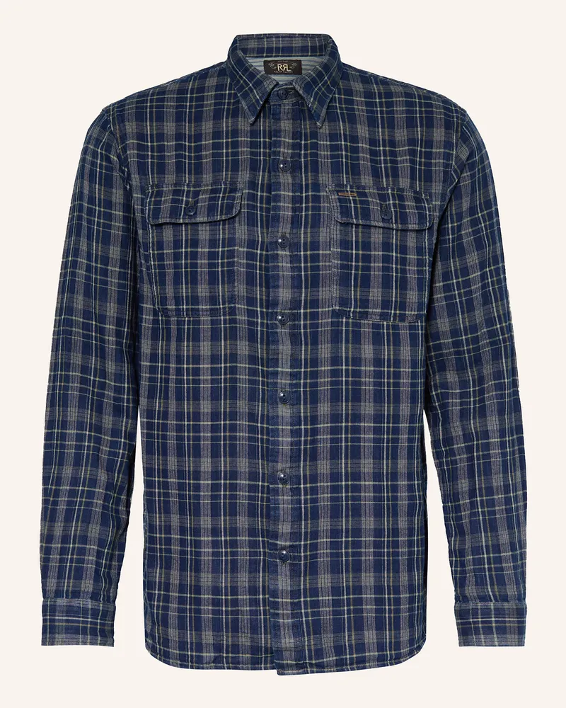 RRL Hemd Regular Fit Dunkelblau