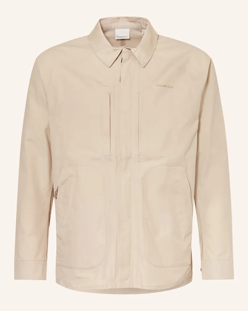Knowledge Cotton Apparel Overjacket Vent beige Hellbraun