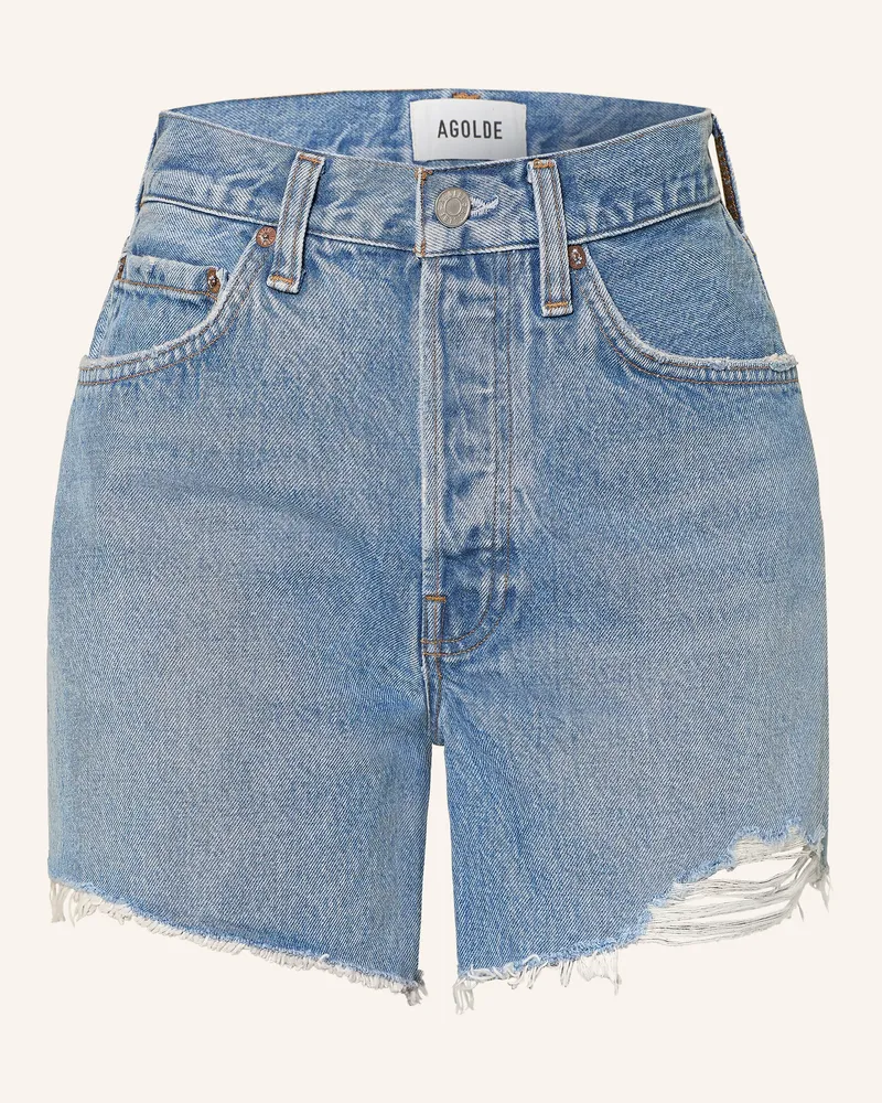 AGOLDE Jeansshorts Parker Long blau Community