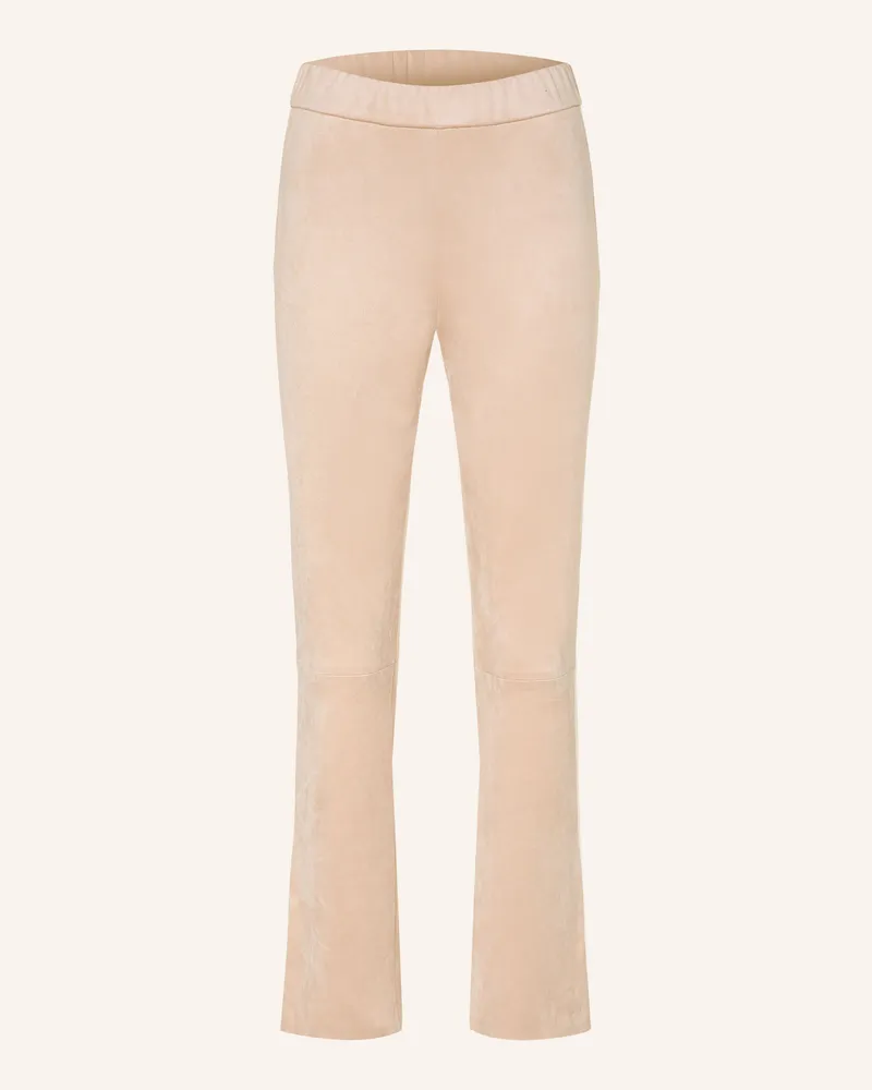 Juvia Hose Filiz In Lederoptik beige Beige