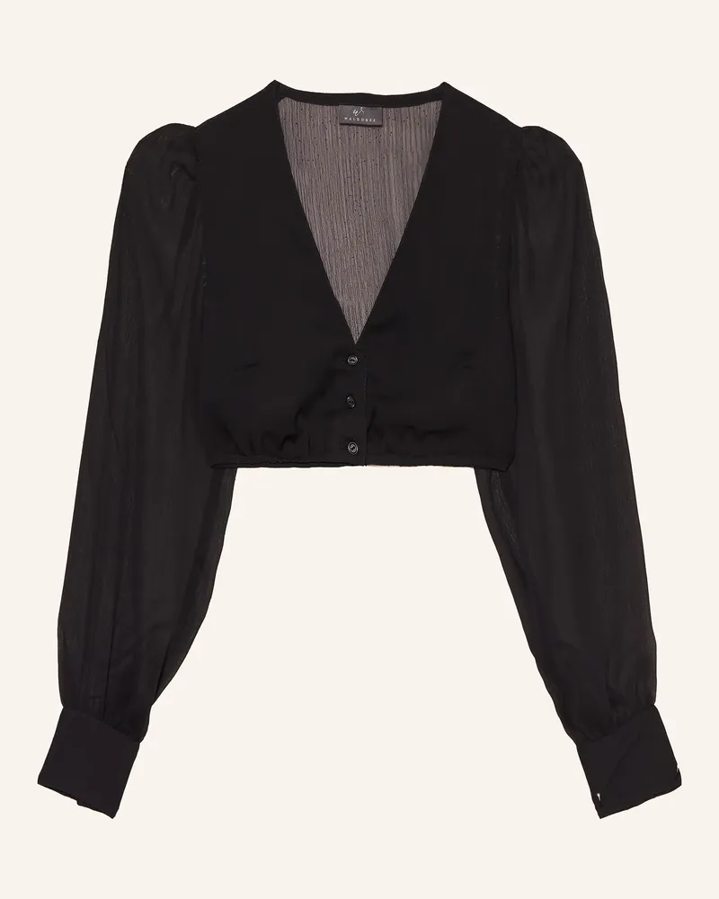 WALDORFF Dirndlbluse schwarz Schwarz