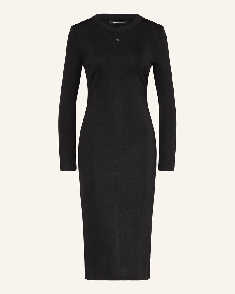 Armani Exchange Strickkleid Schwarz