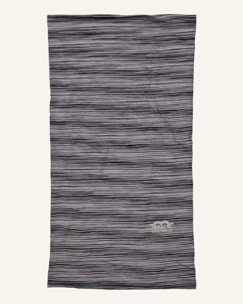 P.A.C. Multifunktionstuch Aus Merinowolle grau Grau