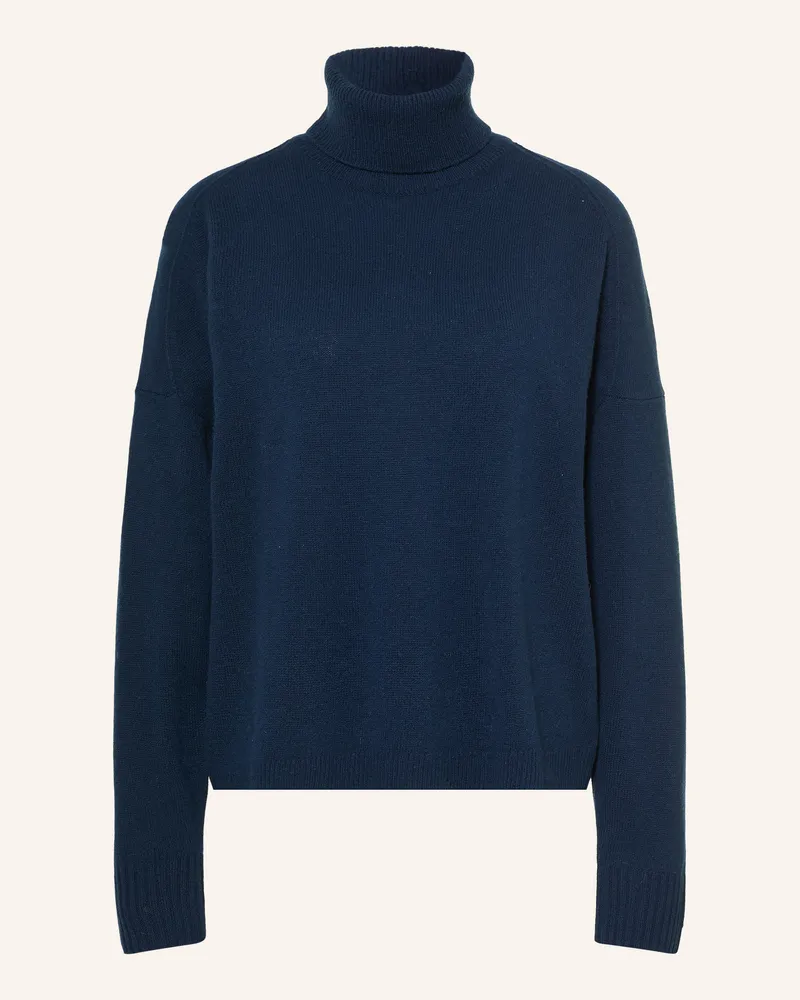 Closed Rollkragenpullover blau Dunkelblau