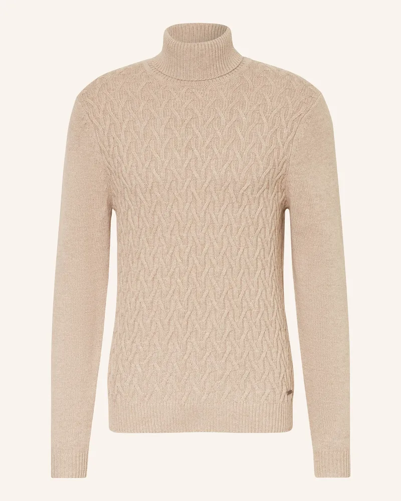 Roy Robson Rollkragenpullover Beige