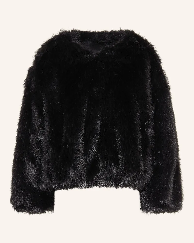 Drykorn Kunstfell-Jacke Kilchurn schwarz Schwarz