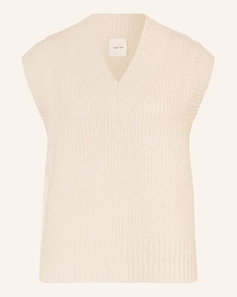 Calvin Klein Pullunder Ecru