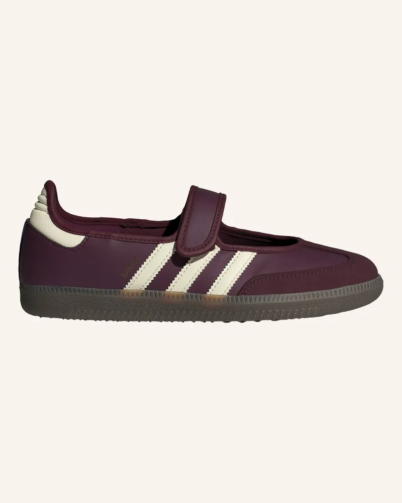 adidas Mary-Jane-Ballerinas Samba Jane rot Dunkelrot