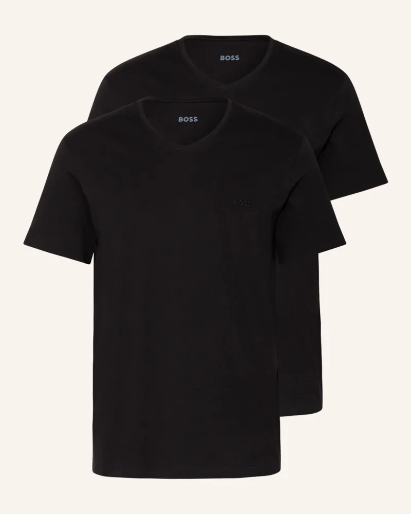 HUGO BOSS 2er-Pack T-Shirts COMFORT Schwarz