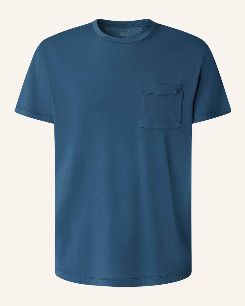 Hackett T-Shirt GMD POCKET TEE Dunkelblau