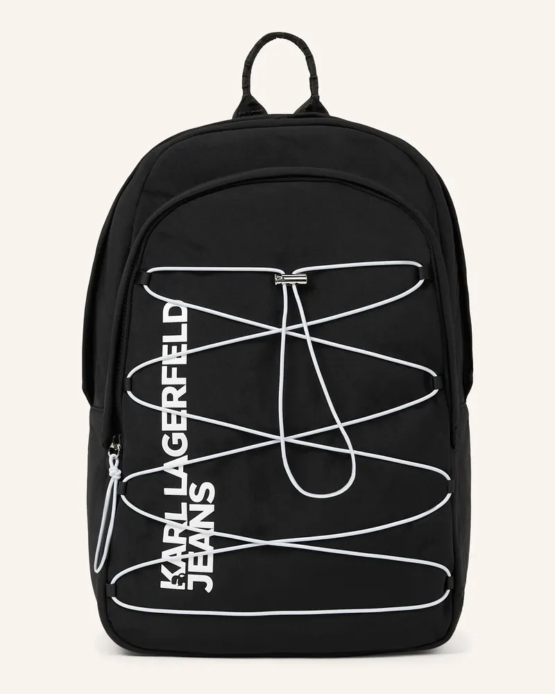 Karl Lagerfeld Rucksack schwarz Schwarz