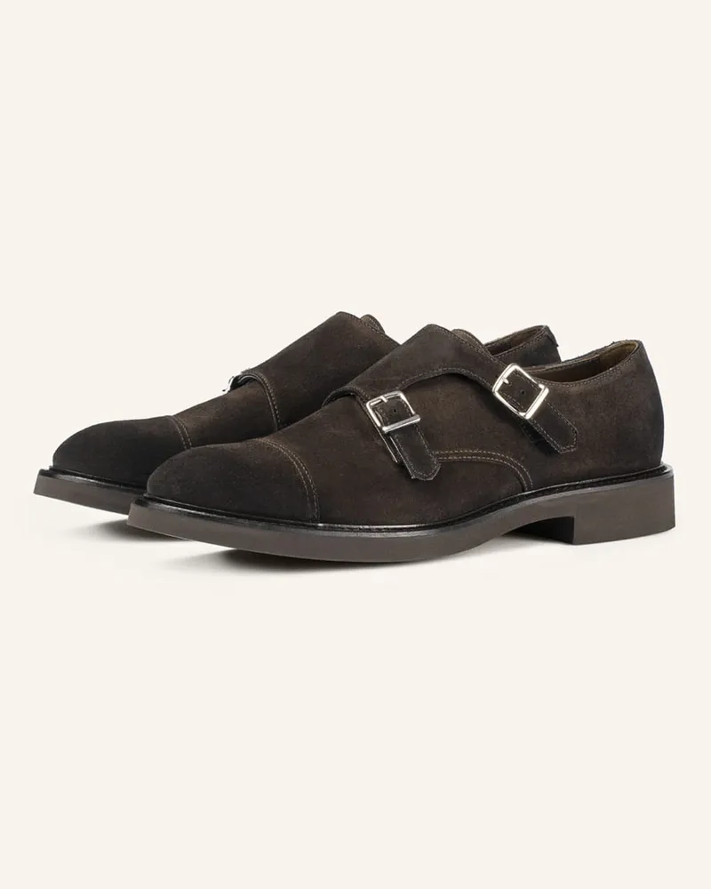 Doucal´s Monkstraps VERON - BRAUN Braun