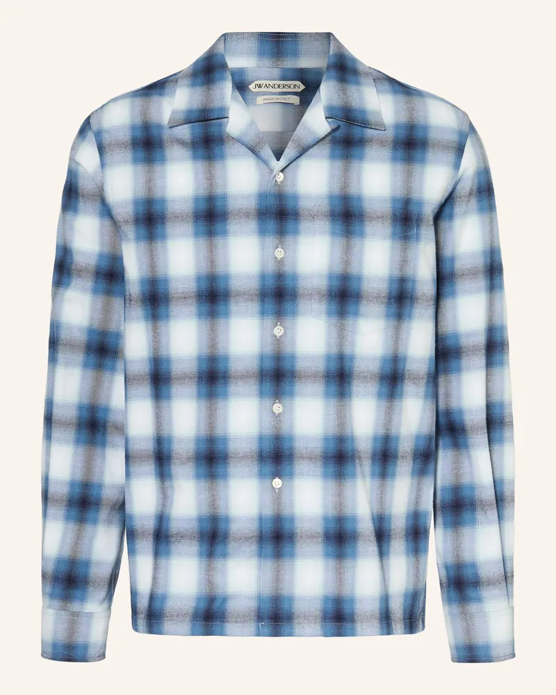 J.W.Anderson Flanellhemd Slim Fit blau Blau