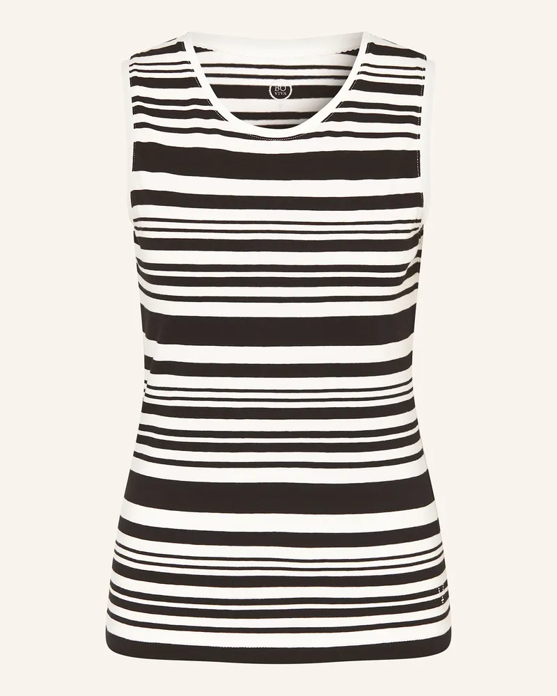 Boviva Top schwarz Weiss