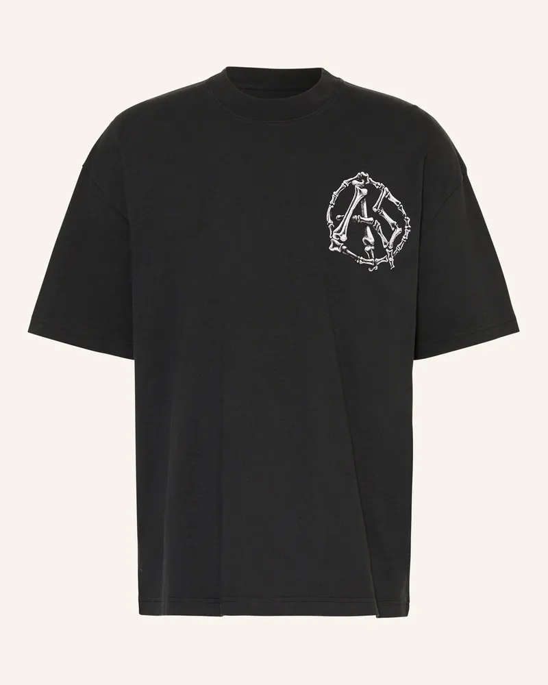 AllSaints T-Shirt ANATOMICA Schwarz
