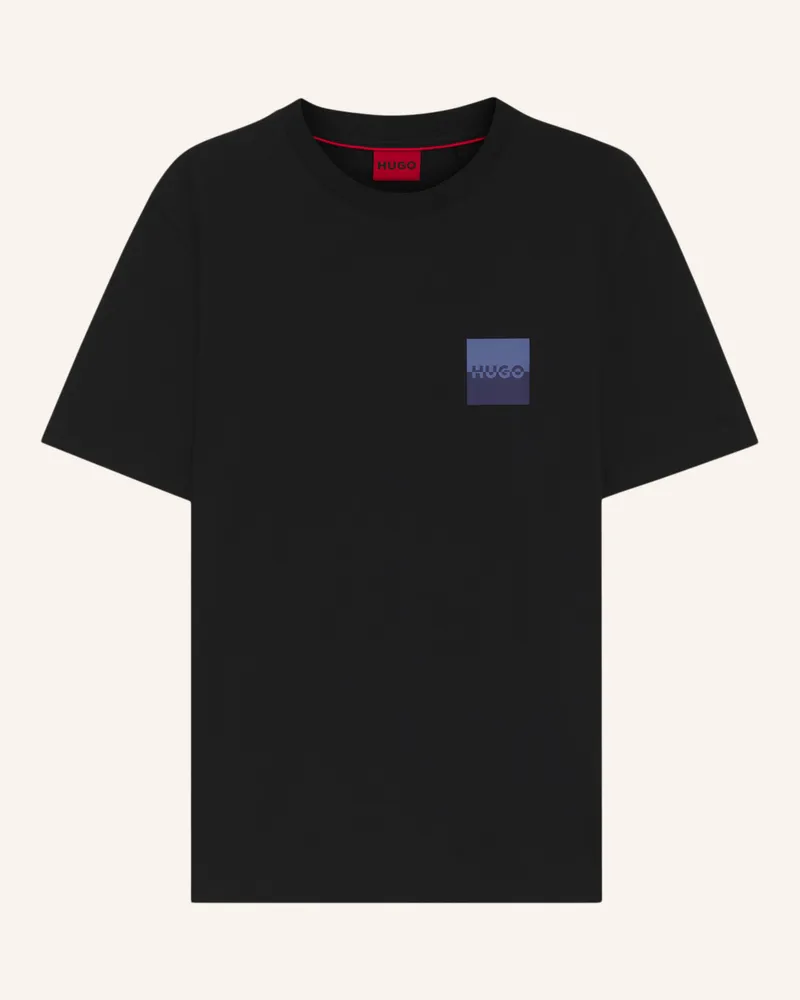 HUGO BOSS T-Shirt DAPUSI Regular Fit Schwarz