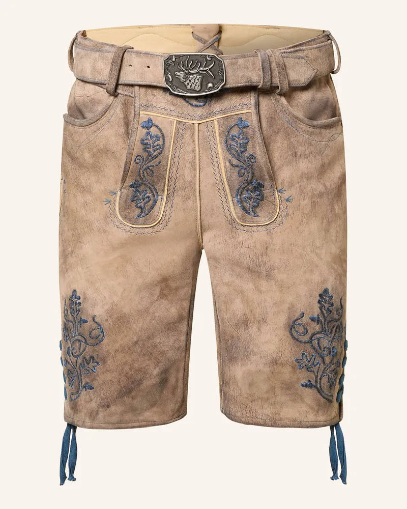 Spieth & Wensky Trachten-Lederhose FENDO Hellbraun