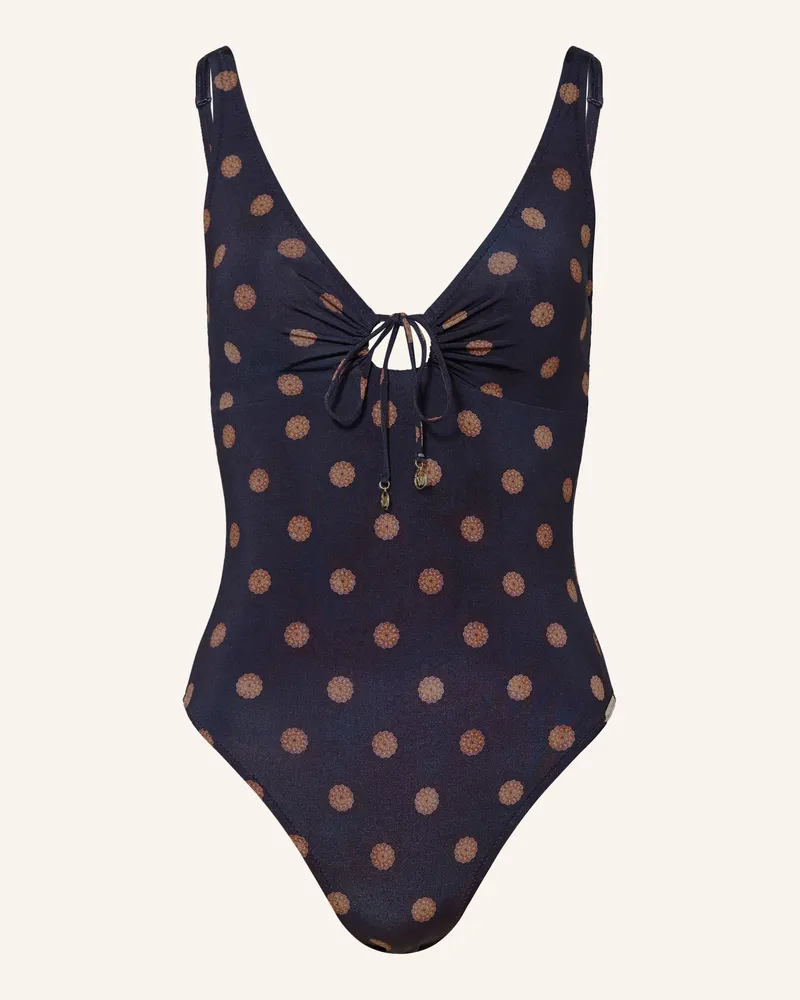 watercult Badeanzug Refined Heritage blau Dunkelblau