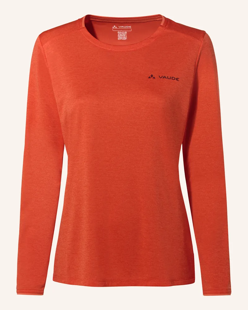 Vaude Funktionsshirt W ESSENTIAL LS T-SHIRT Rot