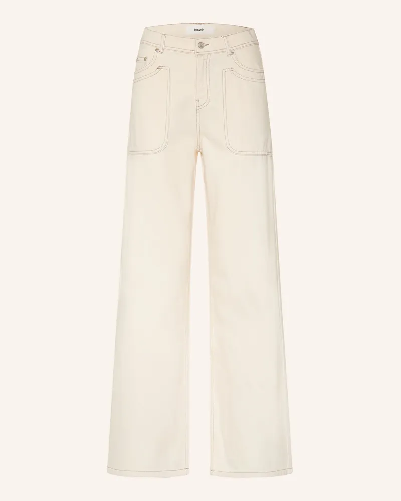 ba&sh Wide Leg Jeans Zoel weiss Ecru