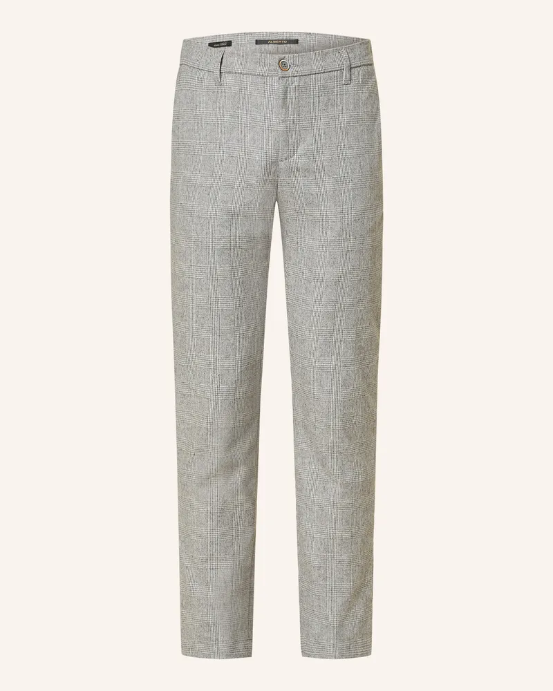 Alberto Flanellchino ROB Slim Fit Grau